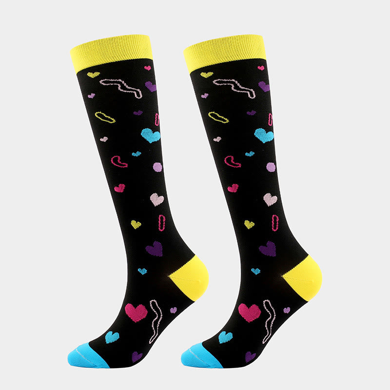 Cute Fashion Sports Compression Socks(7 Pairs)