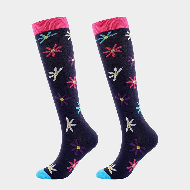 Cute Fashion Sports Compression Socks(7 Pairs)