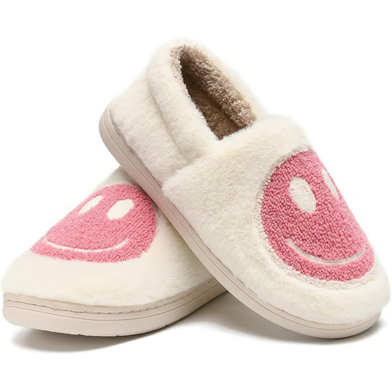 Plus Size Colorful Smiley Face Slippers - image 8