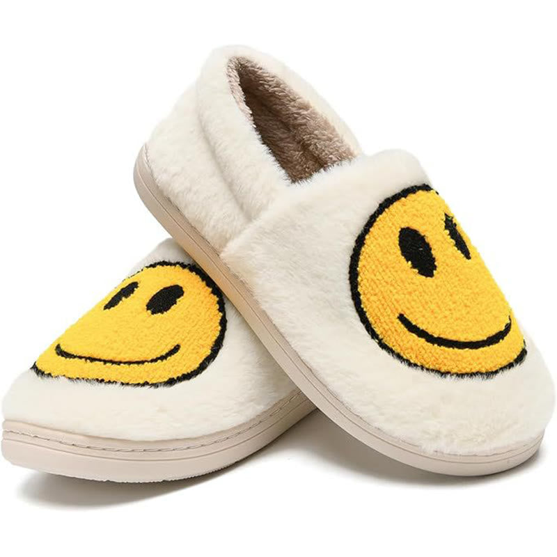 Plus Size Colorful Smiley Face Slippers - image 12