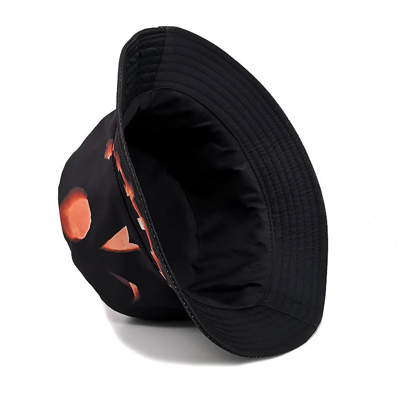 Plus Size Halloween Pumpkin Bucket Hat