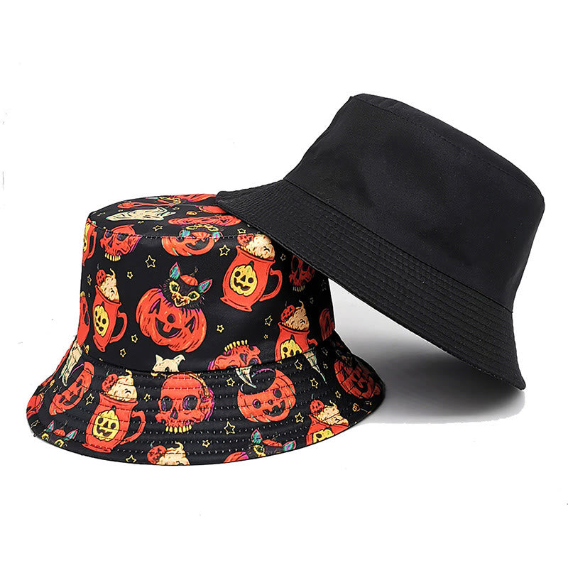 Plus Size Crazy Pumpkin Bucket Hat - image 1