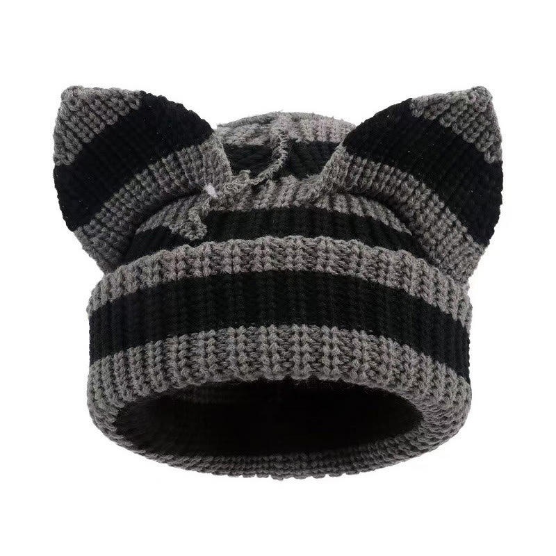 Plus Size Cute Cat Ears Funny Beanie