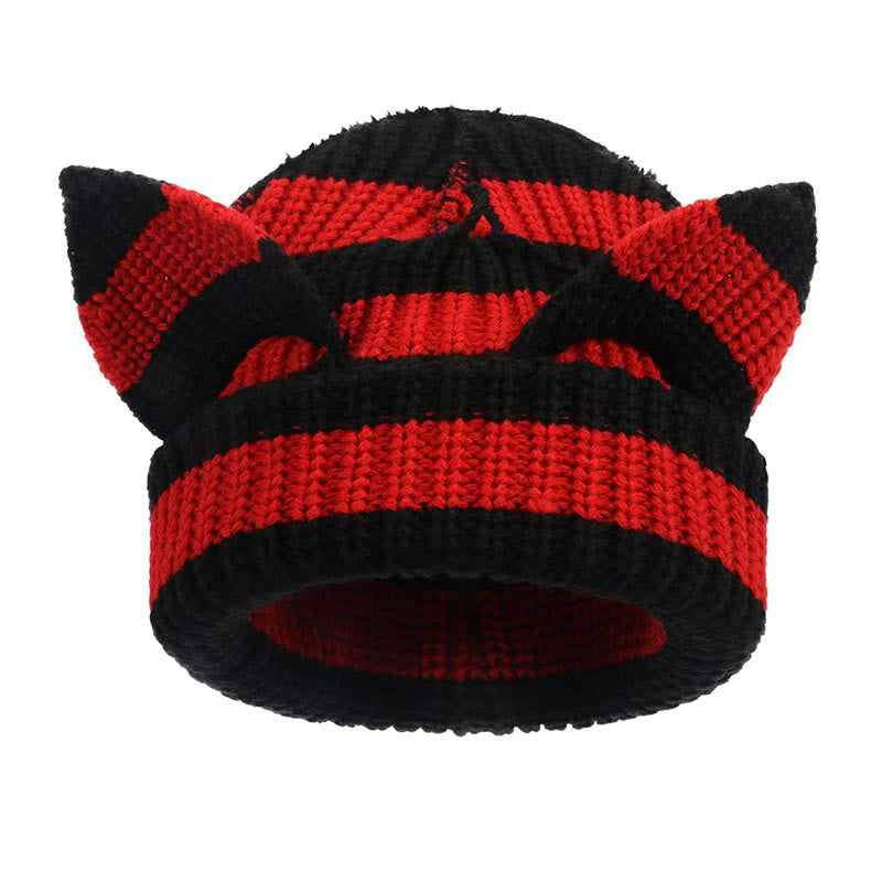 Plus Size Cute Cat Ears Funny Beanie