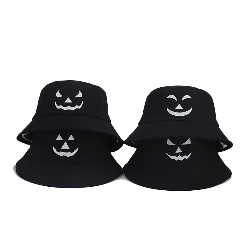 Plus Size noctilucous Horror Expression Bucket Hat - image 5