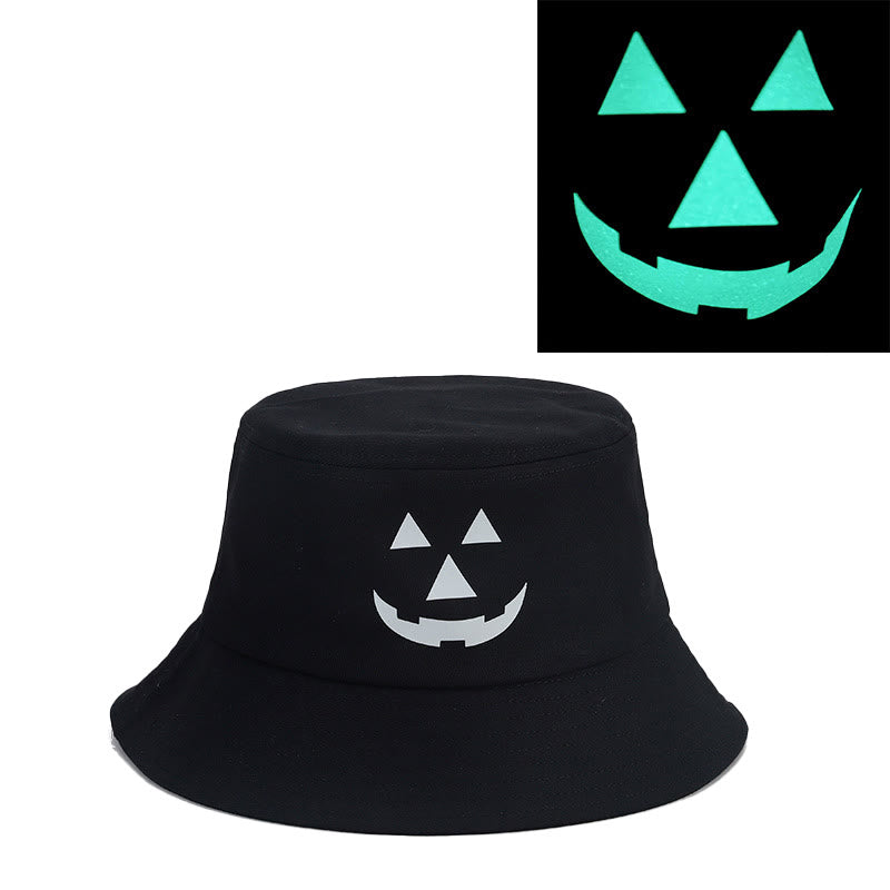 Plus Size noctilucous Horror Expression Bucket Hat - D - One Size - image 4