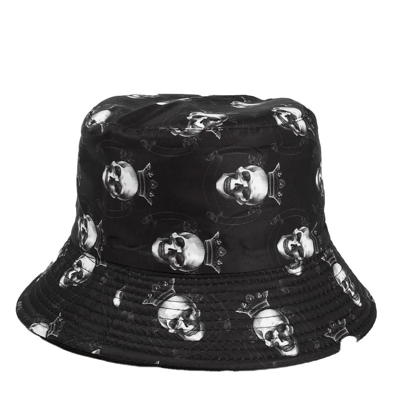 Plus Size Skull Series Bucket Hat - Crown Skull - One Size - image 4