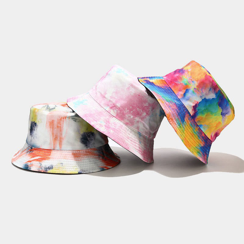 Plus Size Tie Dye Bucket Hat