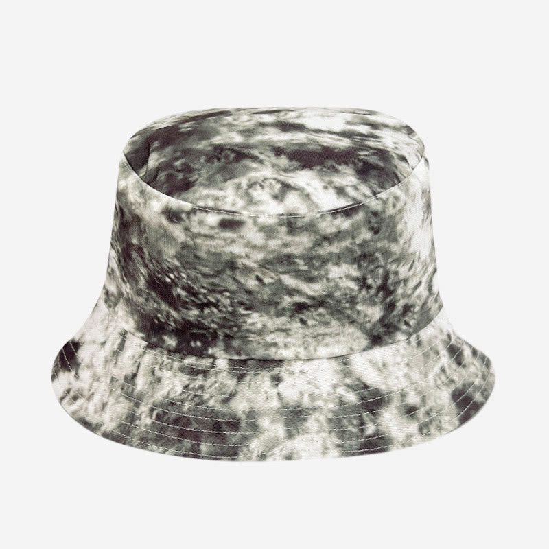 Plus Size Red Tie Dye Bucket Hat