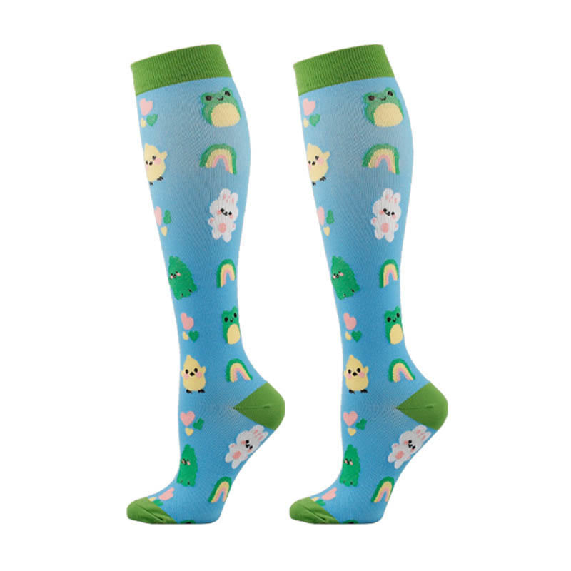 Cute Animals Compression Socks(5 Pairs) - image 6