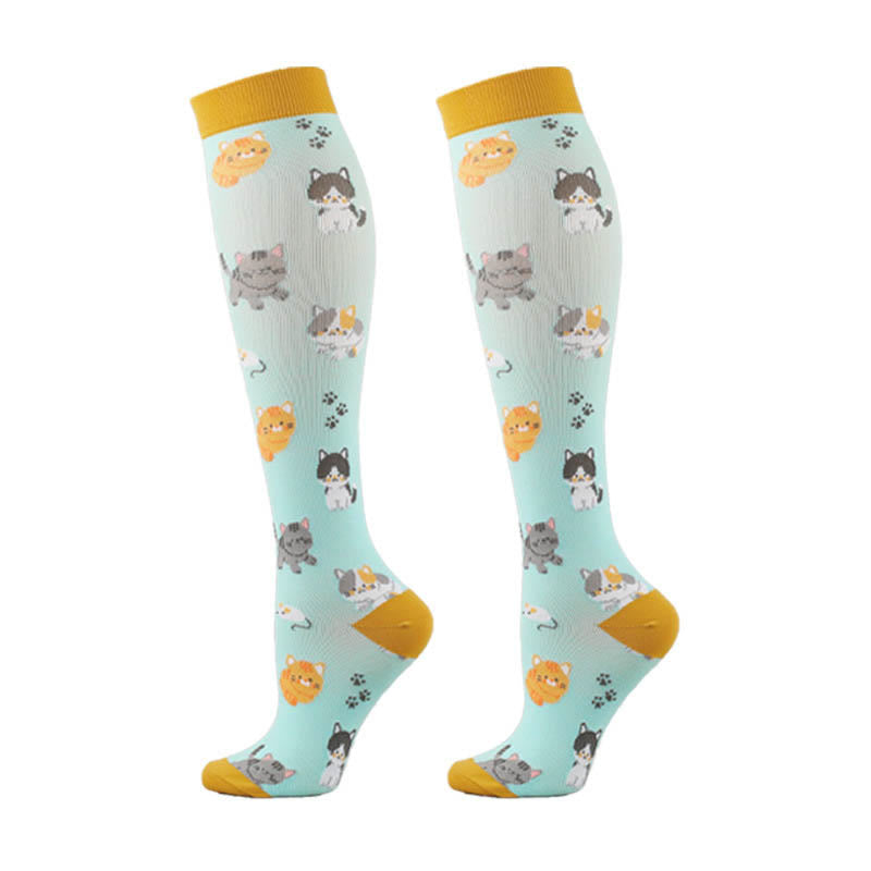 Cute Animals Compression Socks(5 Pairs) - image 2