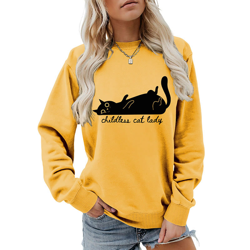 Plus Size Cute Cat Sweatshirt - image 25