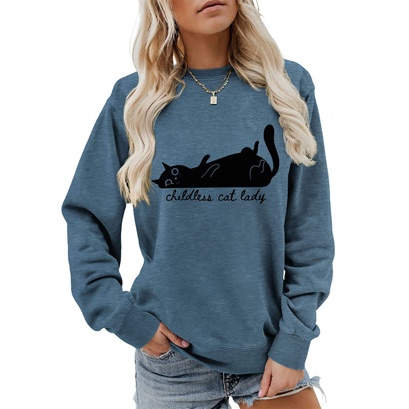 Plus Size Cute Cat Sweatshirt - image 22
