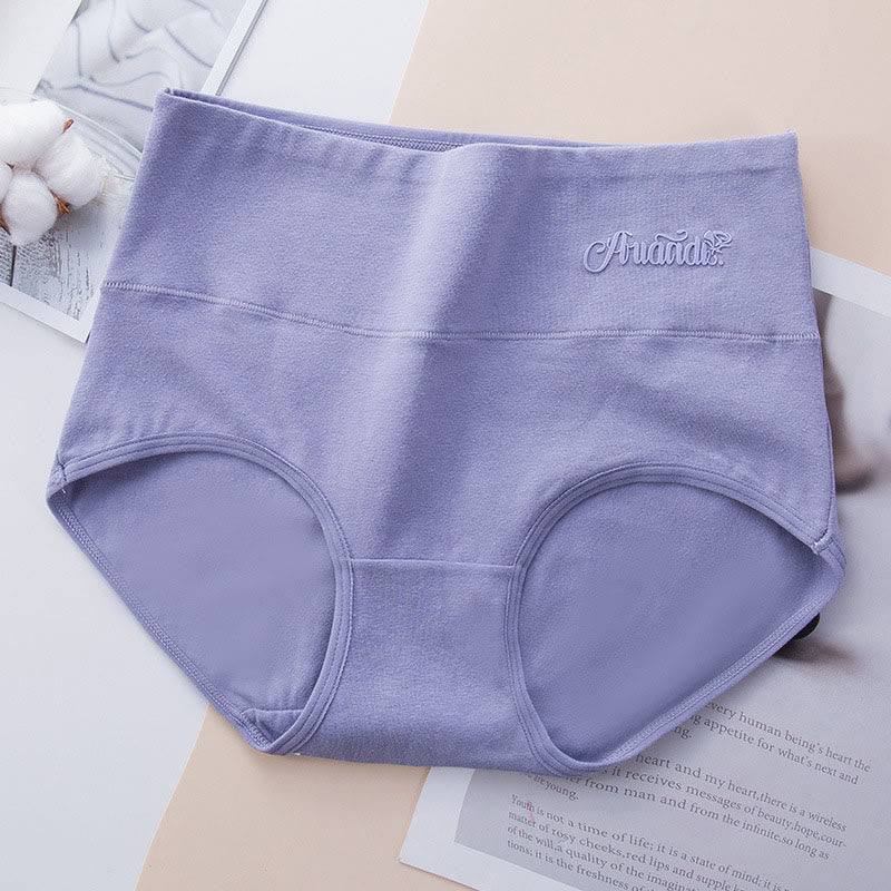 Plus Size High Waist Stretchy Panty(4 Packs)