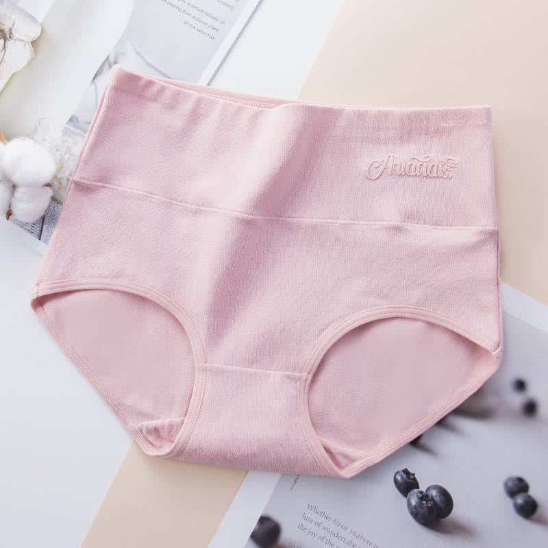 Plus Size High Waist Stretchy Panty(4 Packs)