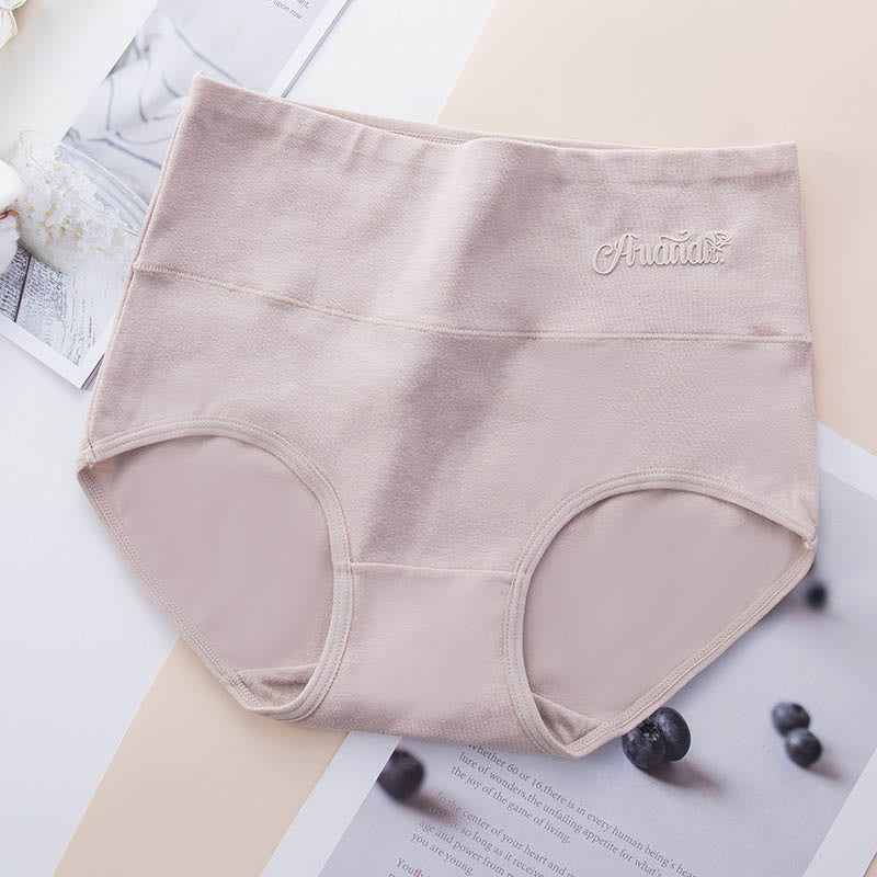 Plus Size High Waist Stretchy Panty(4 Packs)