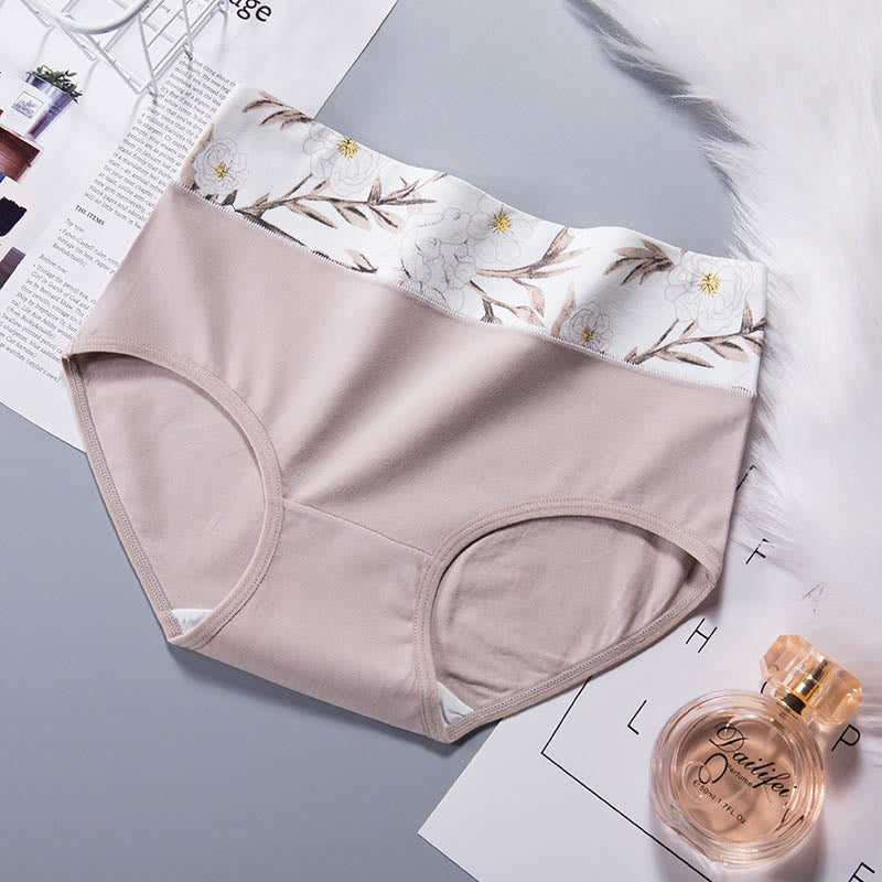 Plus Size Flowers Panty(3 Packs)