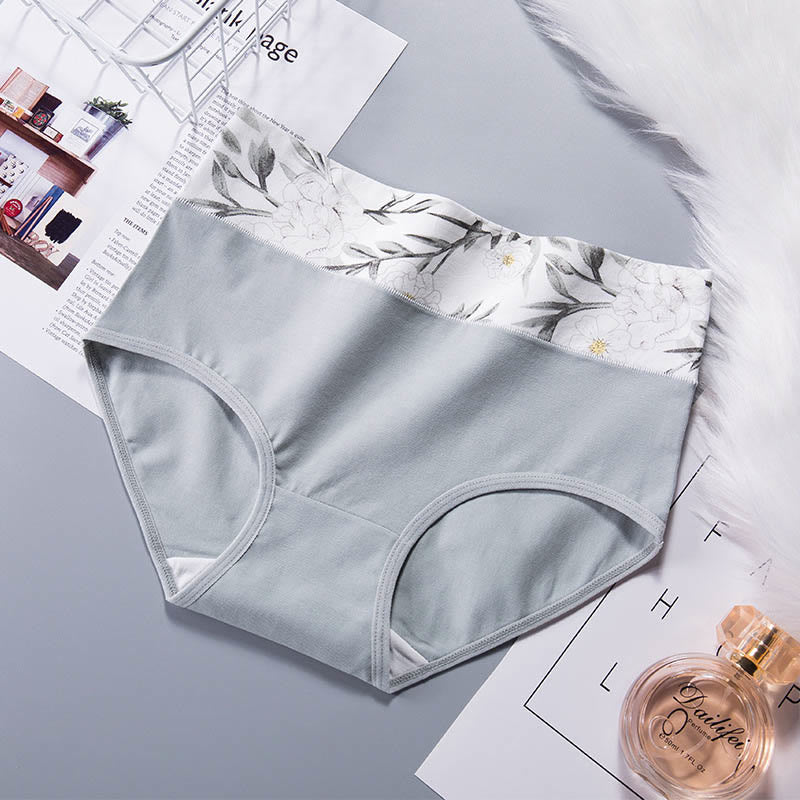Plus Size Flowers Panty(3 Packs)