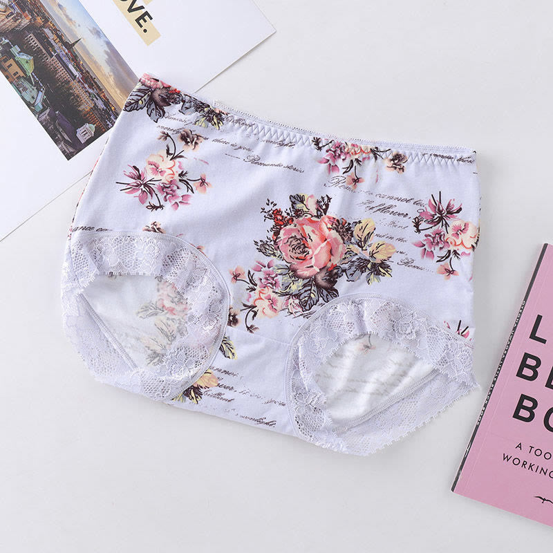 Plus Size Lace Panty(4 Packs)