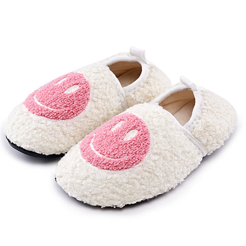 Plus Size Pink Smiley Face Slippers - Pink - EU50-51(US15-16) - image 0