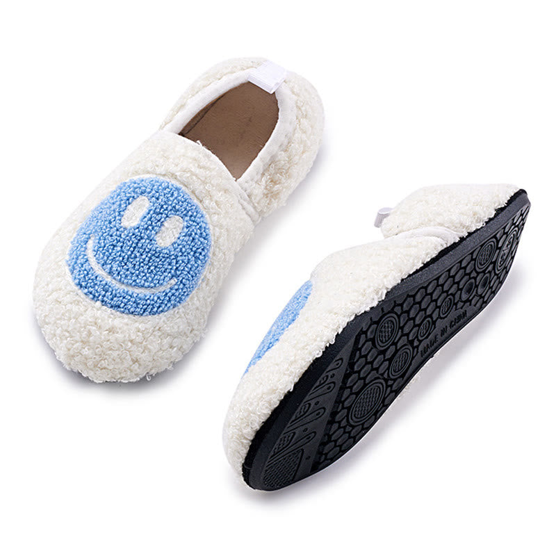 Plus Size Pink Smiley Face Slippers
