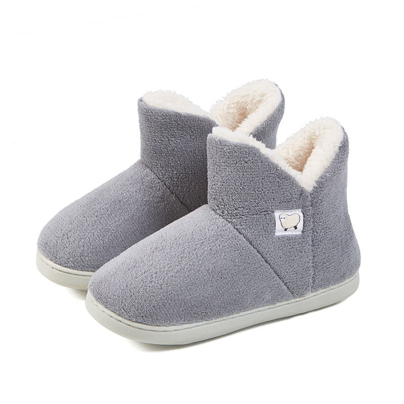 Plus Size High Top Thickening Slippers