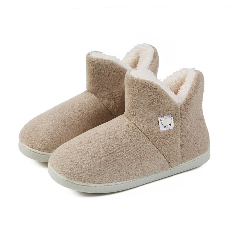 Plus Size High Top Thickening Slippers