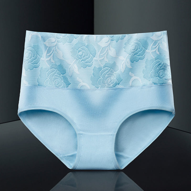 Plus Size Exquisite Printing Panty(4 Packs)