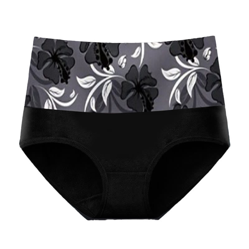 Plus Size Pure Color Flowers Panty(3 Packs)