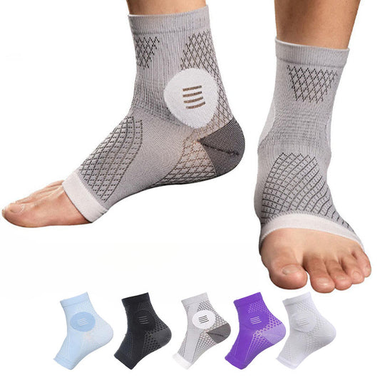 Open Toe Sweat Wicking Ankle Braces(2 Pairs)