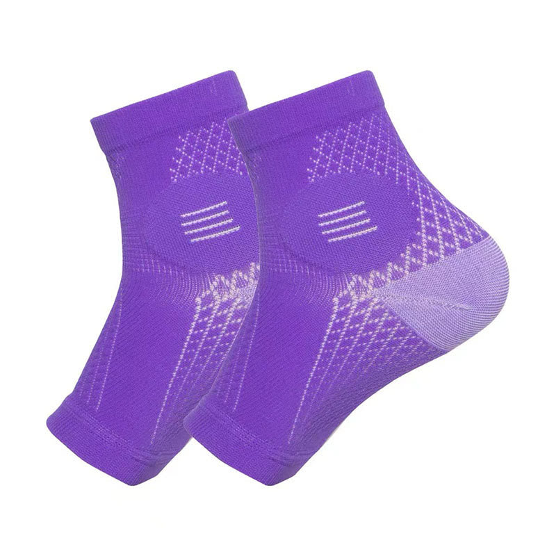 Open Toe Sweat Wicking Ankle Braces(2 Pairs)
