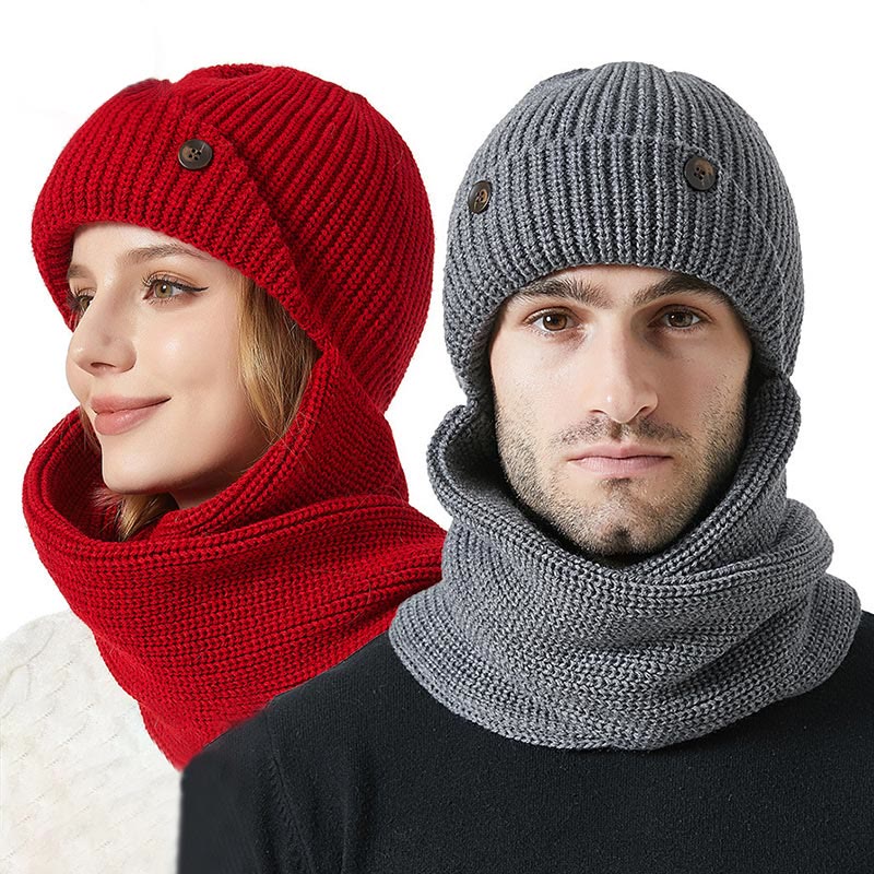 Ear Protection Beanie Scarf 2 In 1 Set