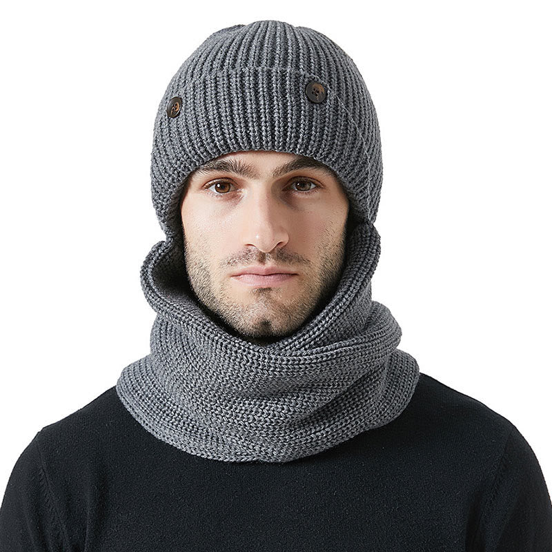 Ear Protection Beanie Scarf 2 In 1 Set