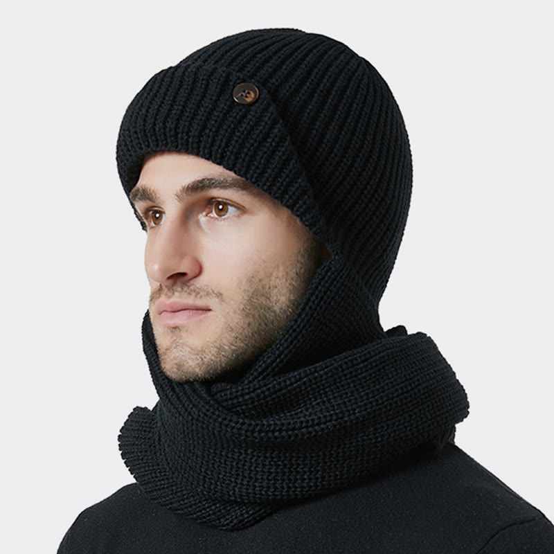 Ear Protection Beanie Scarf 2 In 1 Set