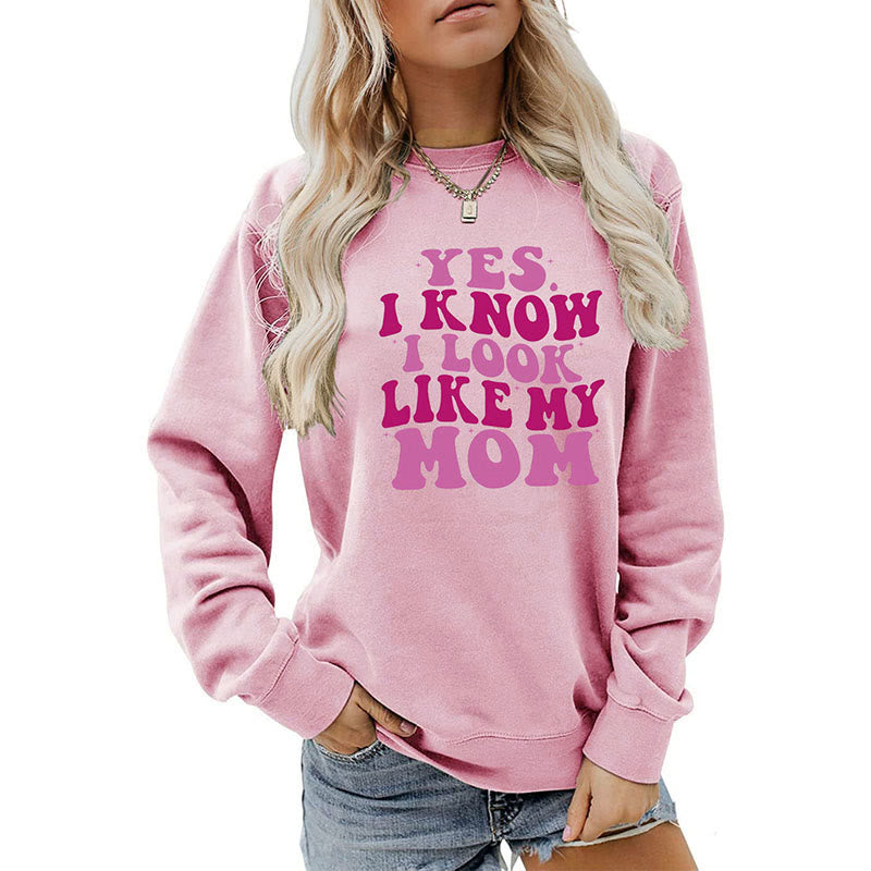 Plus Size Purple Letters Sweatshirt