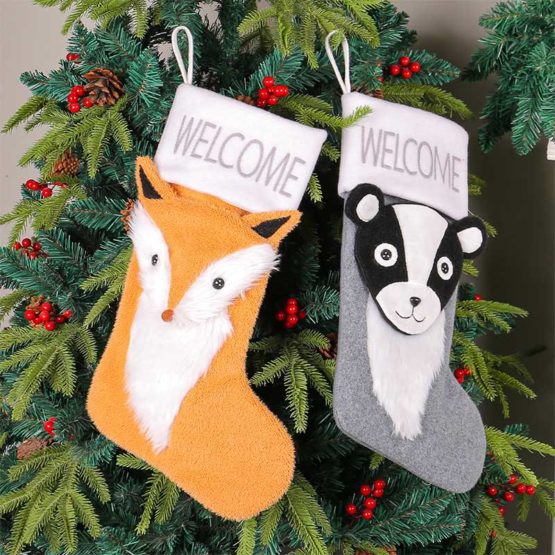 Plus Size Skunk Fox Handing Socks(4 Pairs) - image 2