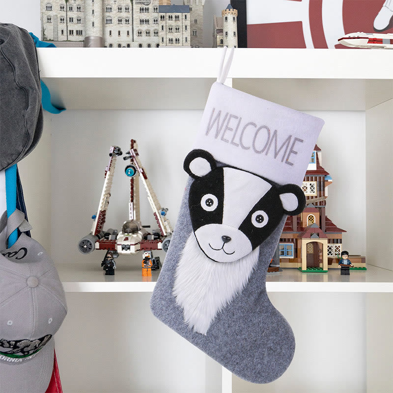 Plus Size Skunk Fox Handing Socks(4 Pairs) - image 4