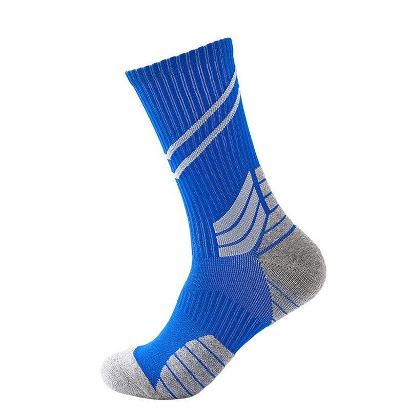 Plus Size Stripe Slash Quarter Compression Socks(7 Pairs)
