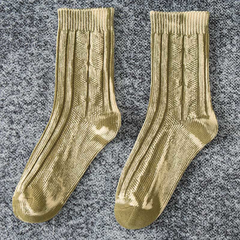 Plus Size Retro Quarter Socks(3 Pairs)