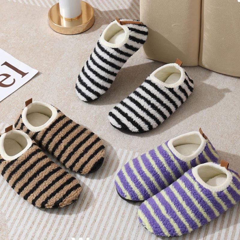Plus Size Comfort Pinstripe Slippers