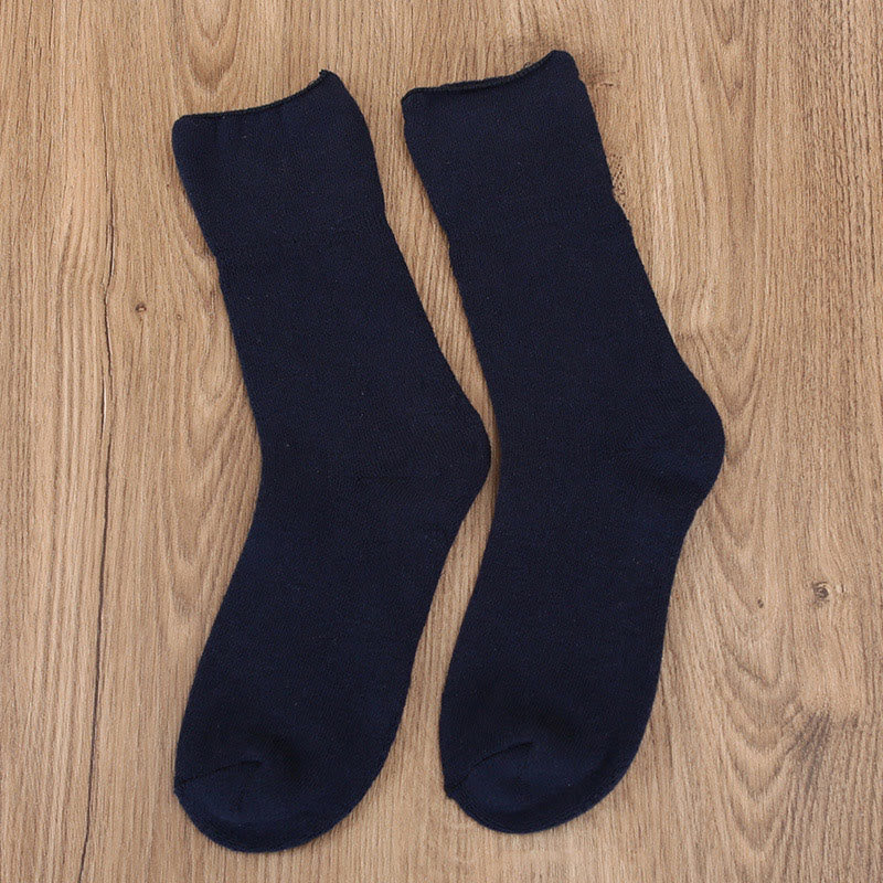 Plus Size Casual Comfortable Quarter Socks(5 Pairs) - Navy Blue - EU39-45(US6-11) - image 8