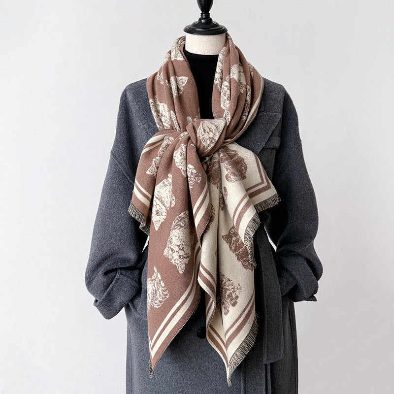 Adorable Animal Long Blanket Scarf