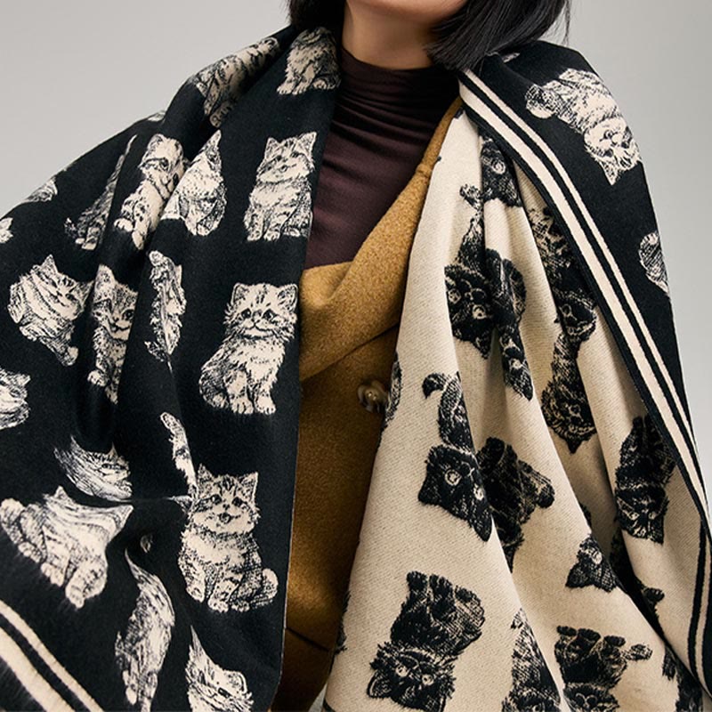 Adorable Animal Long Blanket Scarf