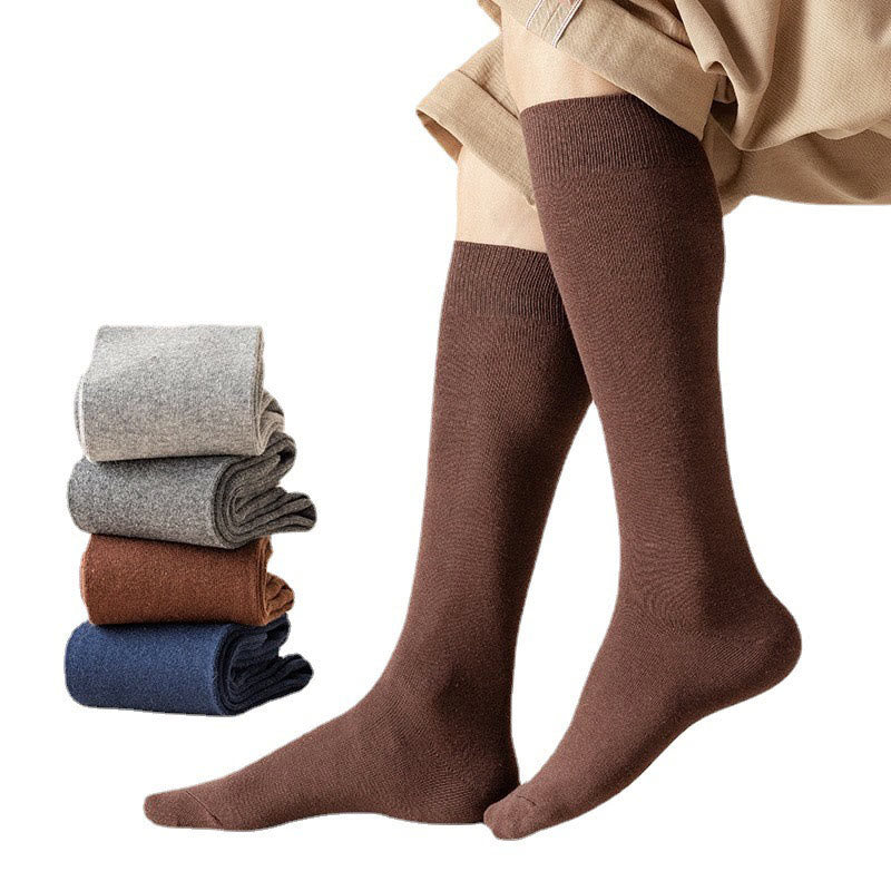 Plus Size Decent Knee High Socks(5 Pairs) - image 3