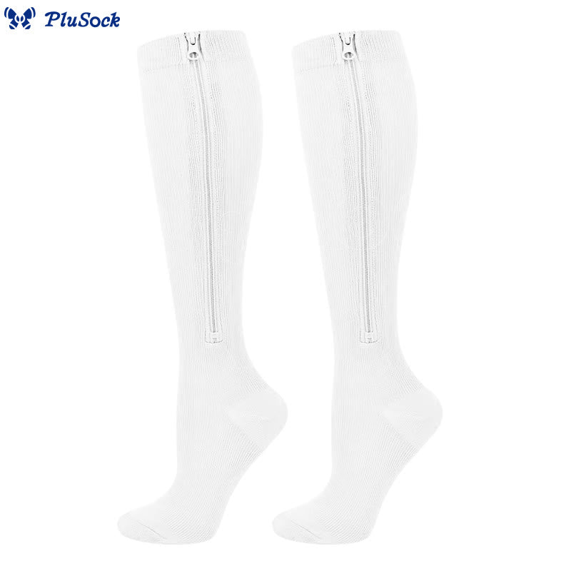 2XL-7XL Plus Size Classic Zipper Compression Socks - image 8