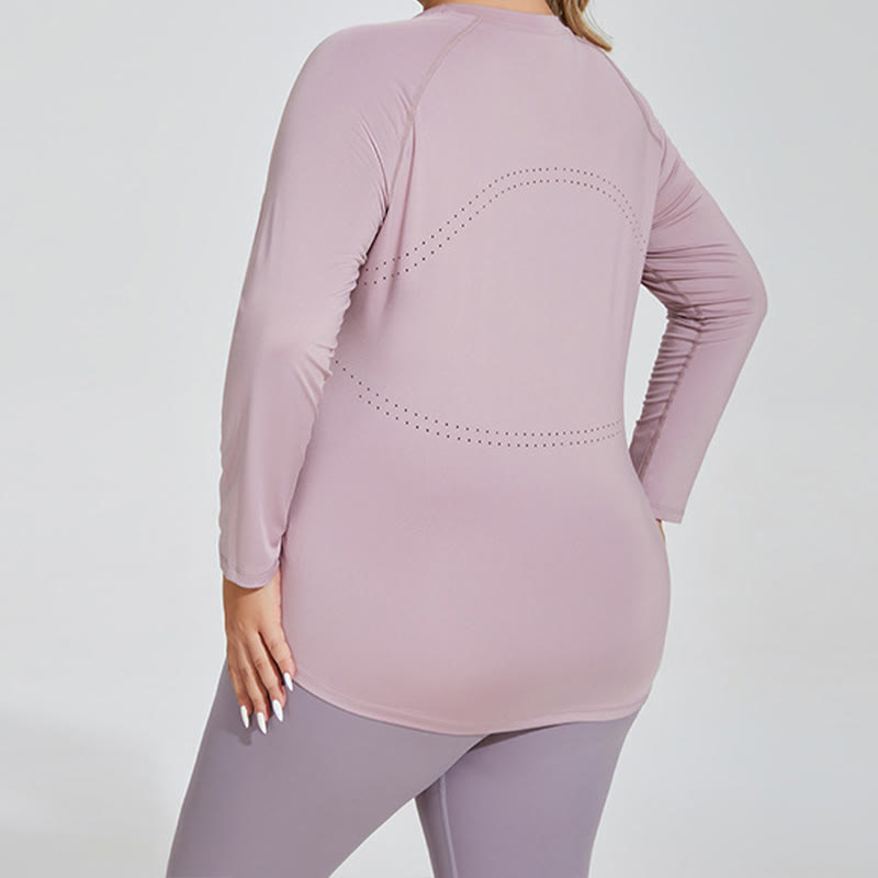 Long Sleeve Sportswear Yoga Shirt - image 6