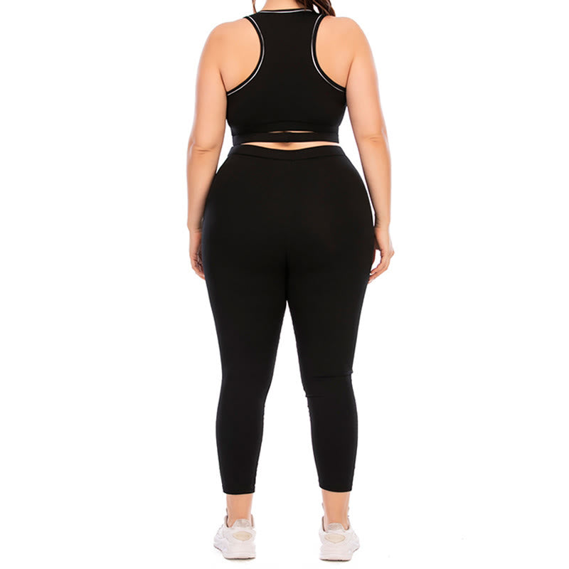 Plus Size Yoga Sports Set