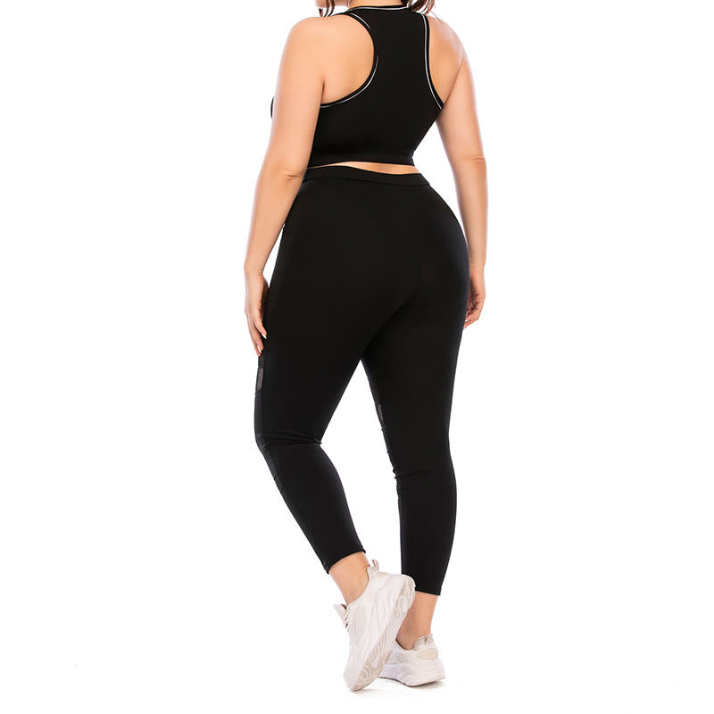 Plus Size Yoga Sports Set