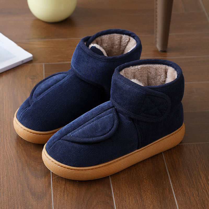 Plus Size Edema Feet Diabetic Ankle Slippers - Blue - EU45-46(US11-12) - image 8