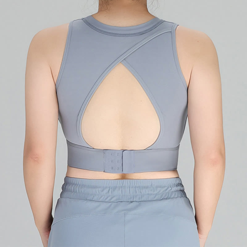 Plus Size Shock-resistant Wireless Sports Bra